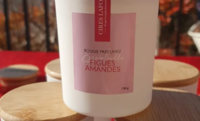 Bougie en cire végétale, Brignoles, Cires Lafont